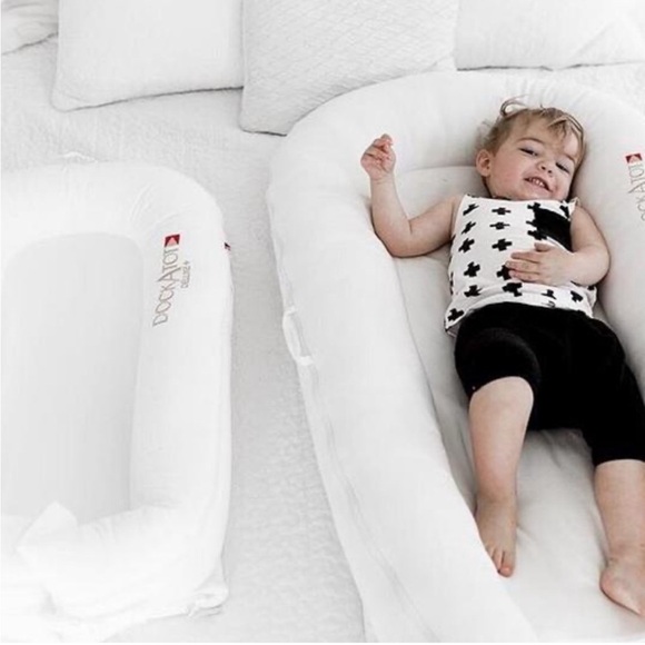White DockATot Grand Baby Lounger - Picture 1 of 4